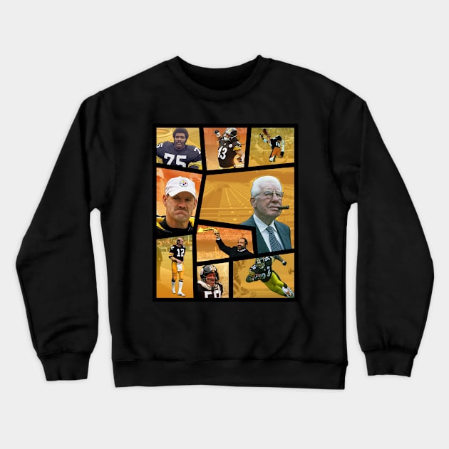 Steeler Hall of Fame Legends - GTA 5 Style Simple Crewneck Sweatshirt by The Badin Boomer